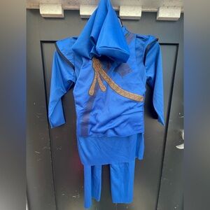 Blue ninja outfit